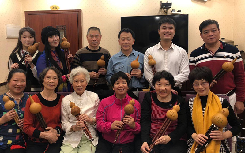 喜歡交友的84歲李奶奶